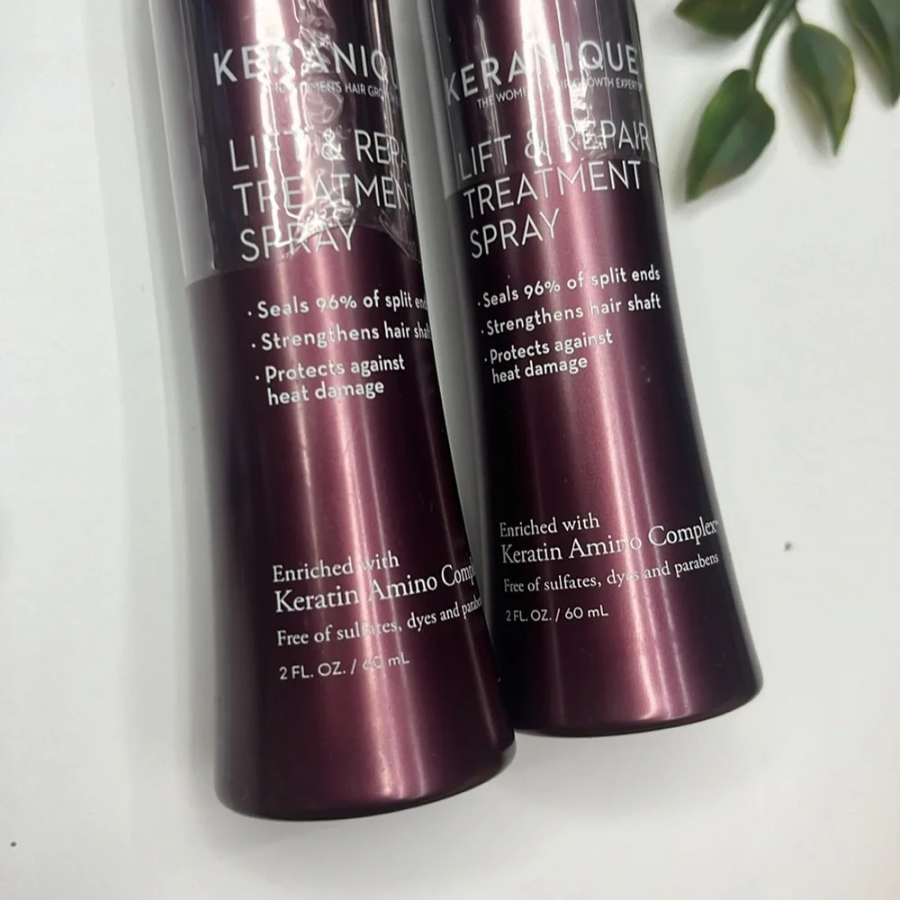 New Keranique Lift and Repair Treatment Spray  2 Oz Bundle of two
